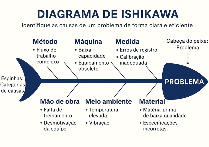Parâmetros de processos: Diagrama de Ishikawa